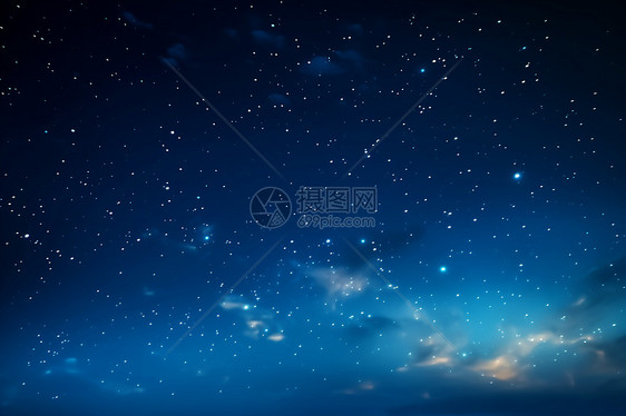 星云之夜的灿烂图片