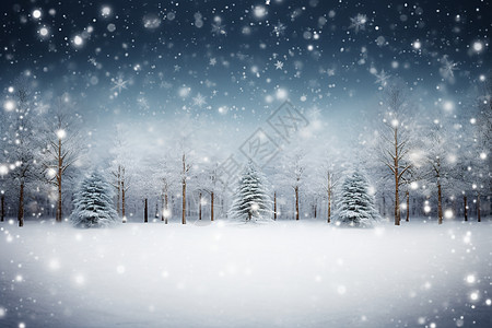 童话雪景图片