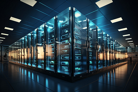 数据服务器大型服务器数据中心设计图片
