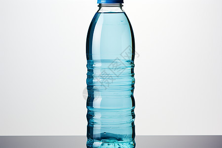 冰凉清爽的蓝色水瓶图片