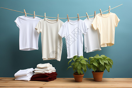 清洗衣服的晾衣架背景图片
