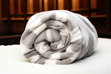 温暖柔软的毛毯图片