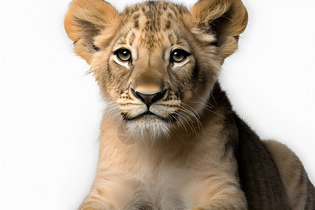 一只小狮子宝宝图片