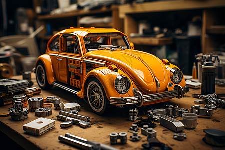 玩具汽车模型工厂里的汽车模型设计图片