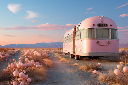 粉色沙漠的奇迹图片
