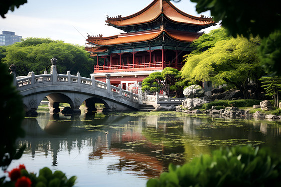 中式园林建筑图片