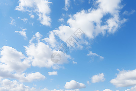 天空飘浮的朵朵白云图片