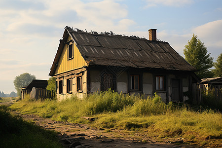 乡村的小屋建筑图片