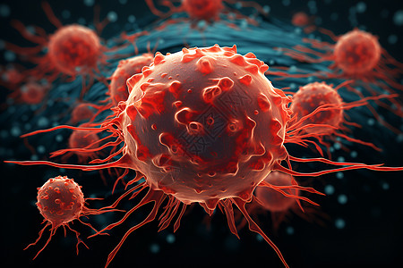 微观的医学细胞背景图片