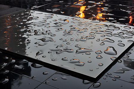 雨中的建筑图片