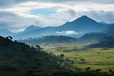 美丽的山脉风景图片