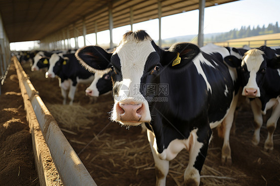 农场的牛群图片