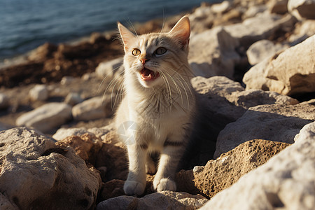 流浪的猫咪图片