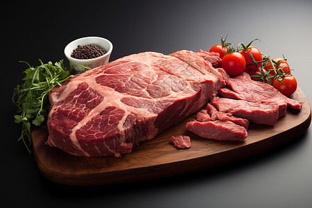 新鲜的牛肉背景图片