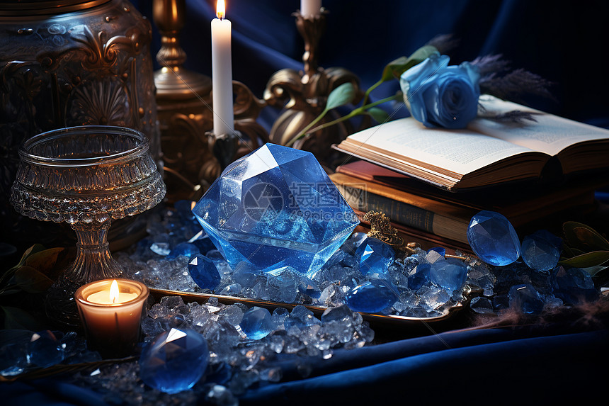 神秘蓝水晶的魔幻之旅图片