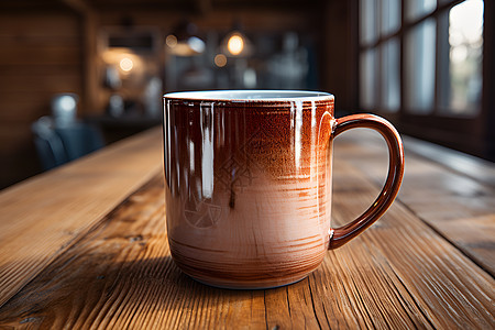 复古花纹的陶瓷水杯背景图片