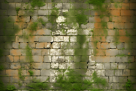 腐烂的砖墙背景背景图片