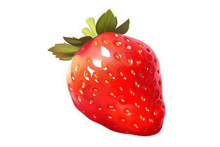 卡通草莓图标背景图片