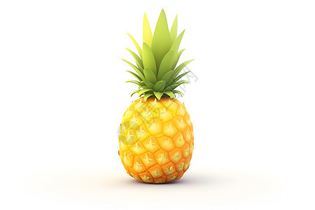 创意艺术的菠萝水果图片