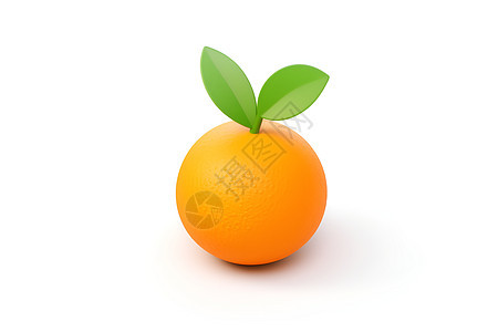 清新可爱的橙子图标图片
