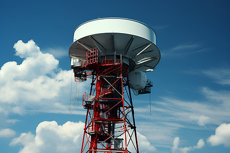 户外科技的天线塔背景图片
