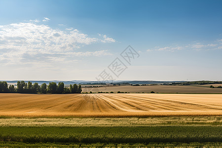 乡村农业种植的田野图片