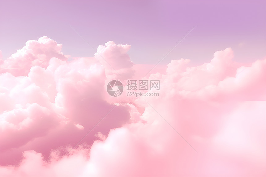 柔美如画的天空景观图片