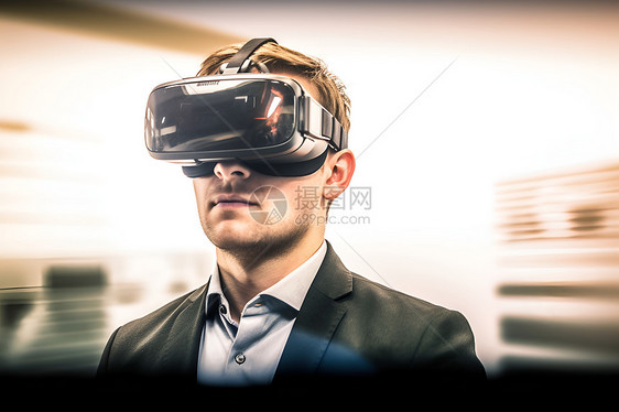 虚拟现实世界的未来追寻者图片