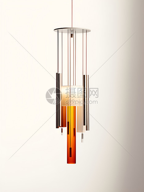 现代简约风格的风铃图片