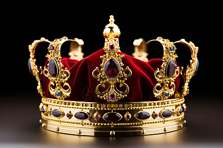 镶钻的皇冠背景图片