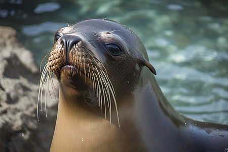 水族馆的海狮图片