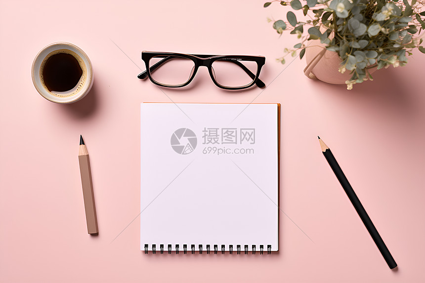 现代办公室桌面高清图片下载-正版图片600872403-摄图网