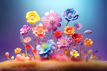 花朵仙境图片