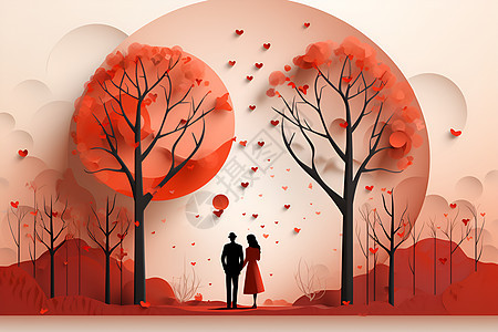 红树情侣图片
