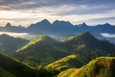 美丽的山脉风景图片