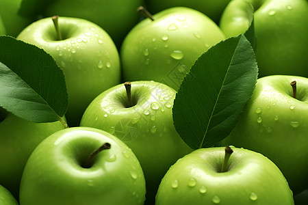 绿苹果新鲜的苹果背景