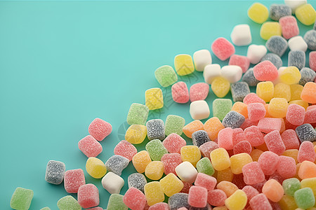 彩色的可口糖果背景图片