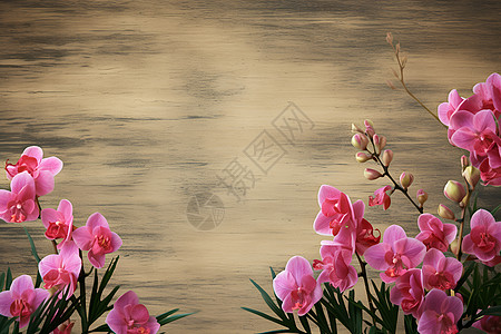 精美的兰花背景背景图片