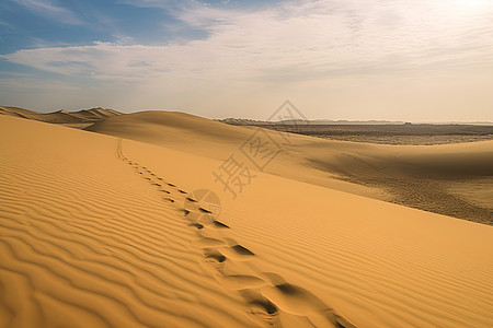 宁静壮观的沙漠景观图片