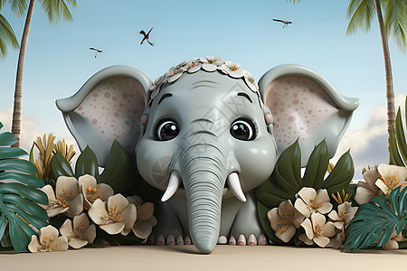 大象花环之梦图片