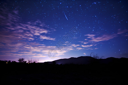 星光璀璨夜空神秘背景