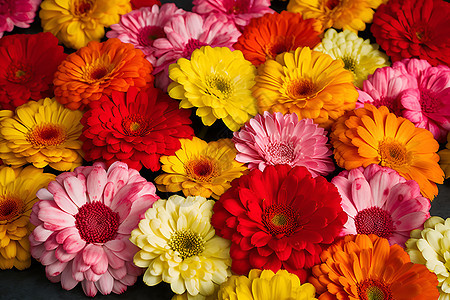 五彩斑斓的花卉图片