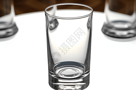 透明的水杯背景图片