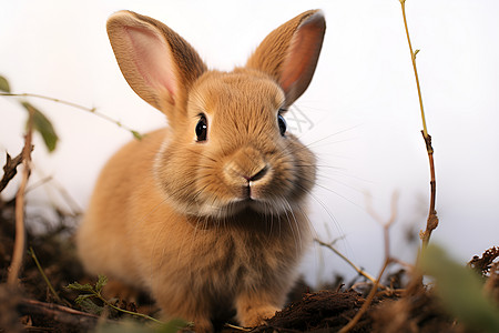春天的小兔子图片