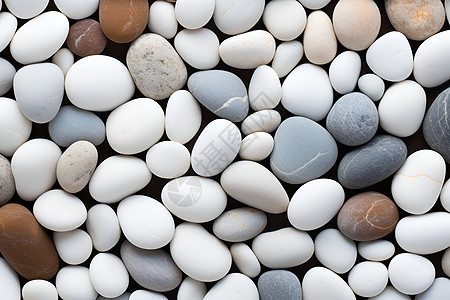 沙滩上的石块背景图片