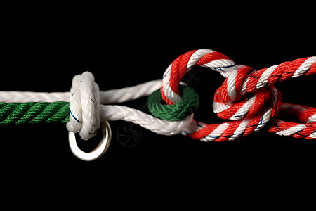 彩绳编织的力量图片