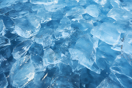 蓝色结冰背景图片