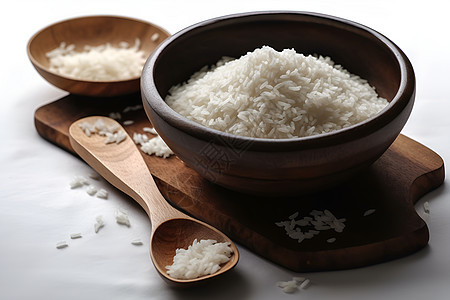 新鲜的米饭图片
