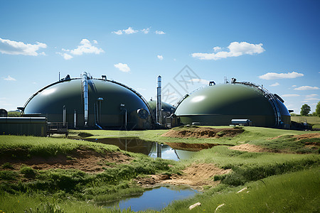 绿色生物能源工厂图片