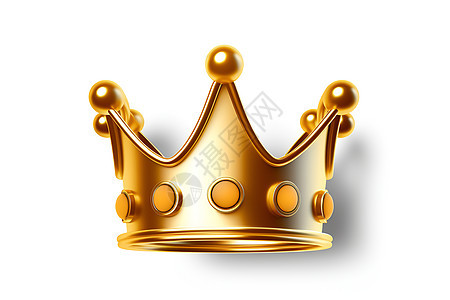 闪耀的金色皇冠背景图片